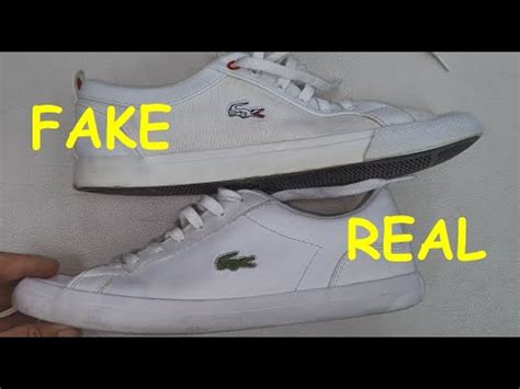 lacoste real vs fake shoes|is lacoste a scam.